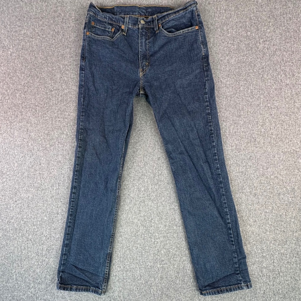 Levi's Jeans Mens 32x30 514 Straight Fit Blue Stretch Denim Pant
